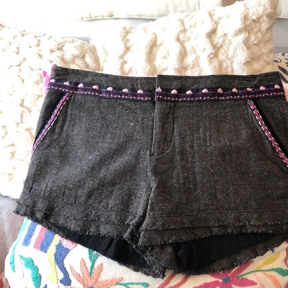Free People wool shorts